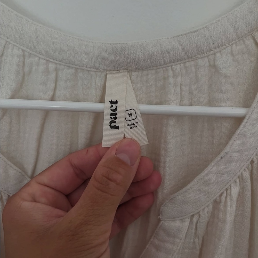 Pact organic cotton gauze dress - Picture 2 of 3